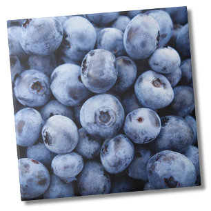 Blueberry Fruit Pattern Ceramic Tile