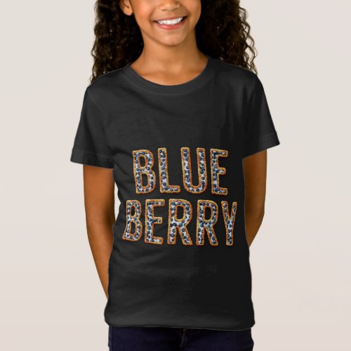 Blueberry Funny Blue Berry Bake Fruit Pastry Chef  T_Shirt