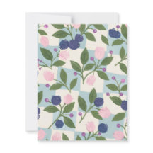 Blueberry Garden Floral Envelope