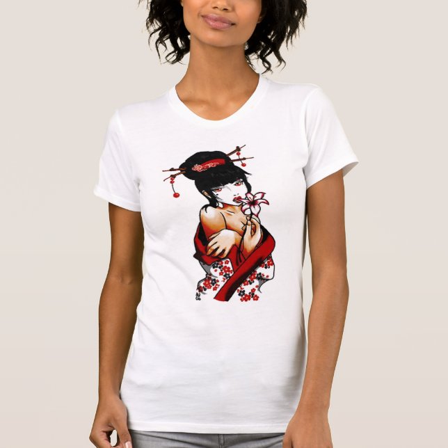 Blueberry Geisha T-Shirt (Front)