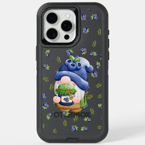 Blueberry Gnome iPhone 15 Pro Max Case