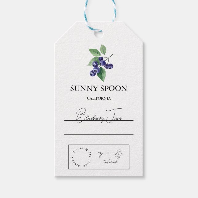 Blueberry Hang Tag (Front)
