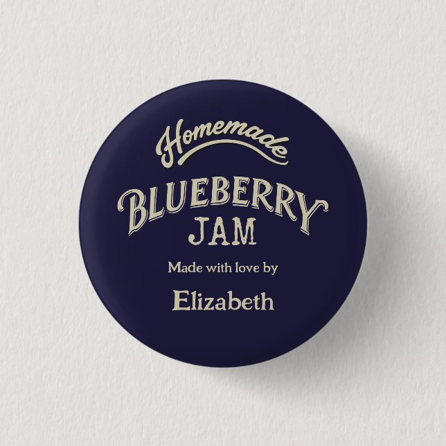 Blueberry Jam Button (Front)