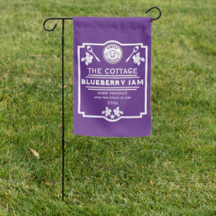Blueberry Jam Seller Garden Flag
