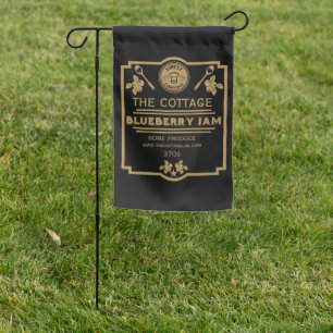 Blueberry Jam Seller Garden Flag