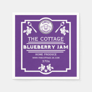 Blueberry Jam Seller Napkins