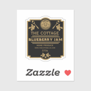 Blueberry Jam Seller Sticker