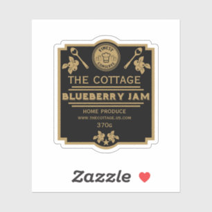 Blueberry Jam Seller Sticker