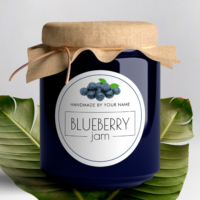 Blueberry Jam Small Product Label Stickers  (Creator Uploaded)