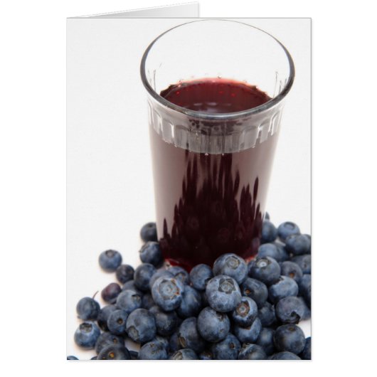 Blueberry juice cards (Front)