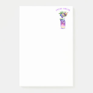 Blueberry Juice Cool Drink Post it Notes