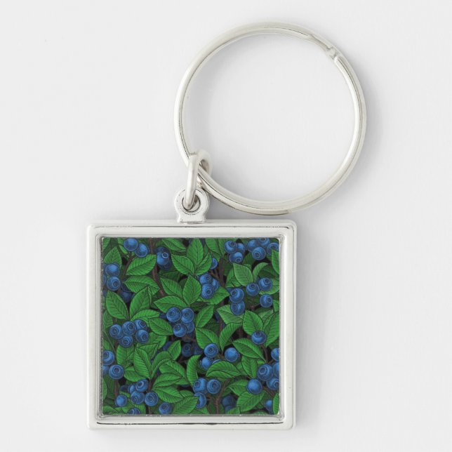 Blueberry Keychain (Front)