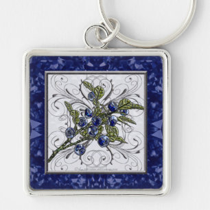 Blueberry Keychain