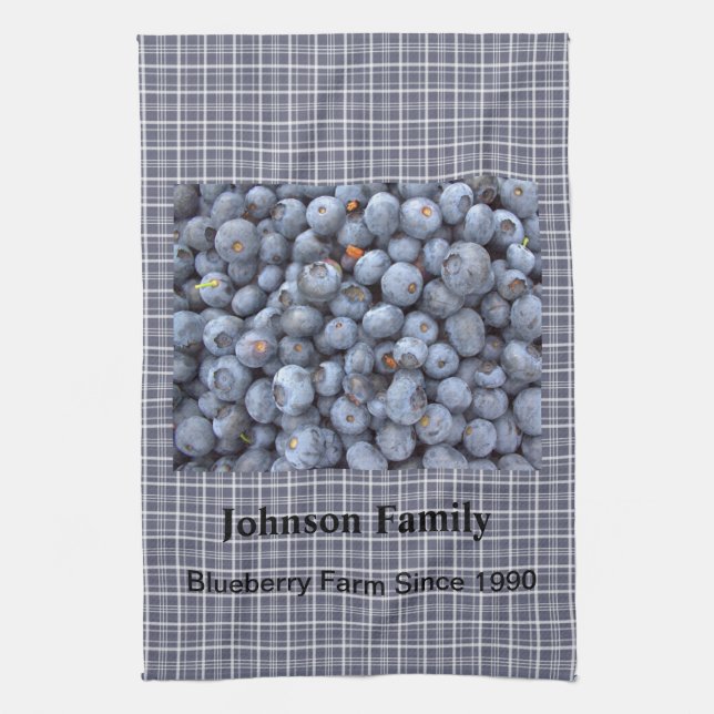 Blueberry Kitchen Towel (Vertical)