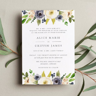 Blueberry Lane Wedding Invitation