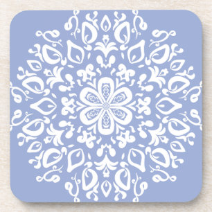 Blueberry Mandala Beverage Coaster