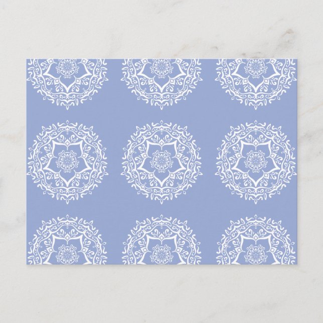 Blueberry Mandala Postcard (Front)