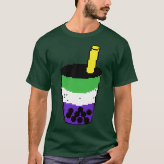 Blueberry Matcha Latte with Tapioca T-Shirt