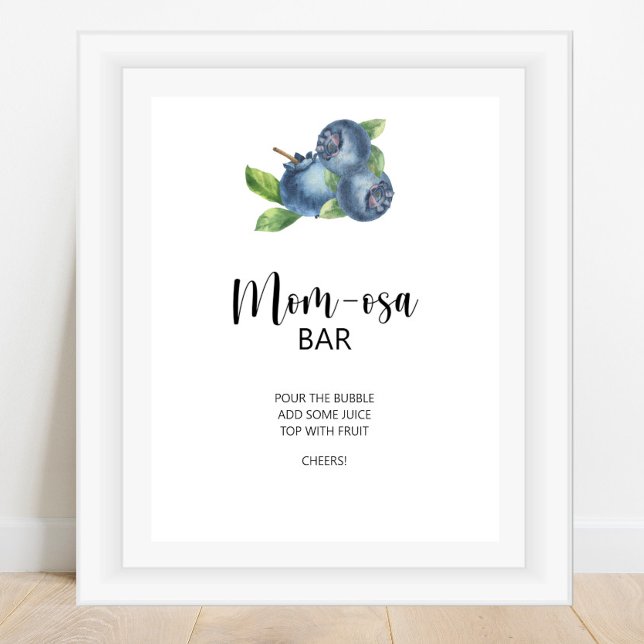 Blueberry \ Mom-osa bar  Poster (Creator Uploaded)