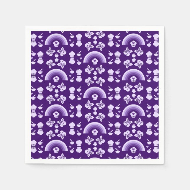Blueberry Muffin Baker Napkins (Front)