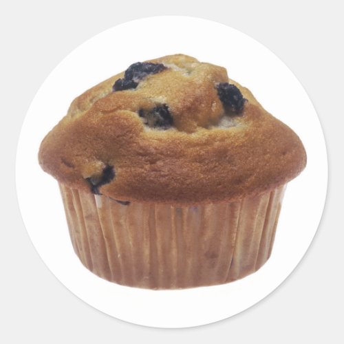 Blueberry Muffin Classic Round Sticker