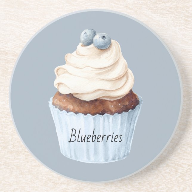 Blueberry Muffin Coaster (Front)