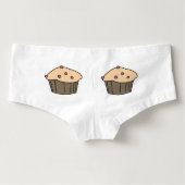 Blueberry Muffin Cute Girly Panties (Back)
