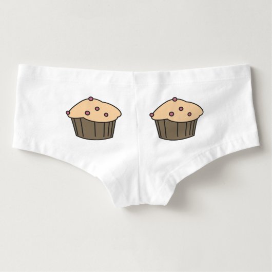 Blueberry Muffin Cute Girly Panties (Back)