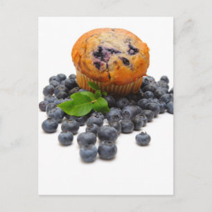 Blueberry Muffin Postcard