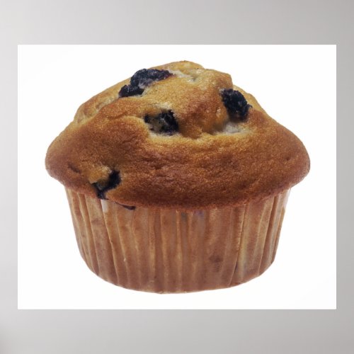 Blueberry Muffin Poster