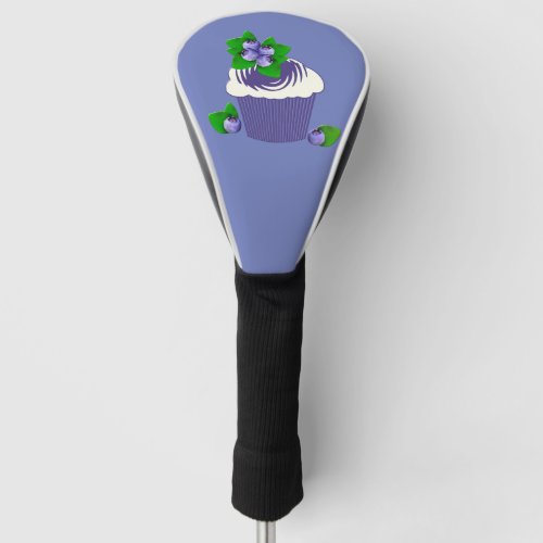 Blueberry Muffin Purple Golf Head Cover