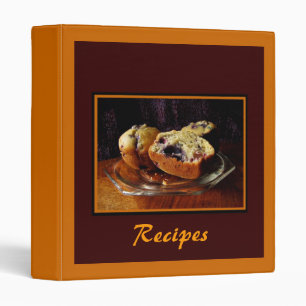 Blueberry Muffin Recipes Binder