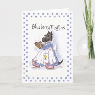 Blueberry Muffins Card
