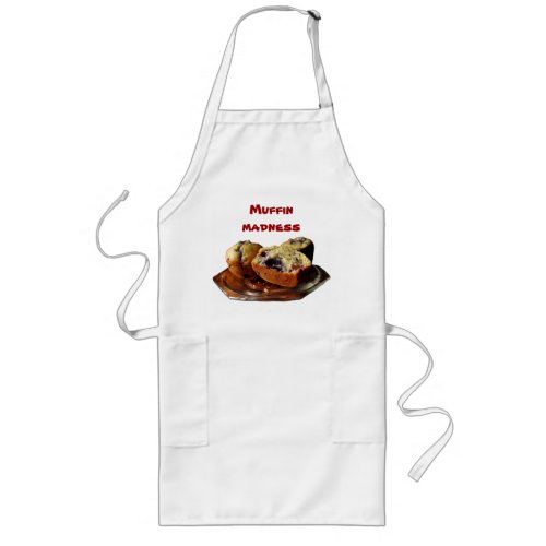 Blueberry Muffins Long Apron