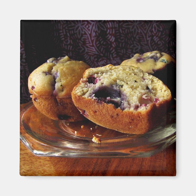 Blueberry Muffins Magnet (Front)