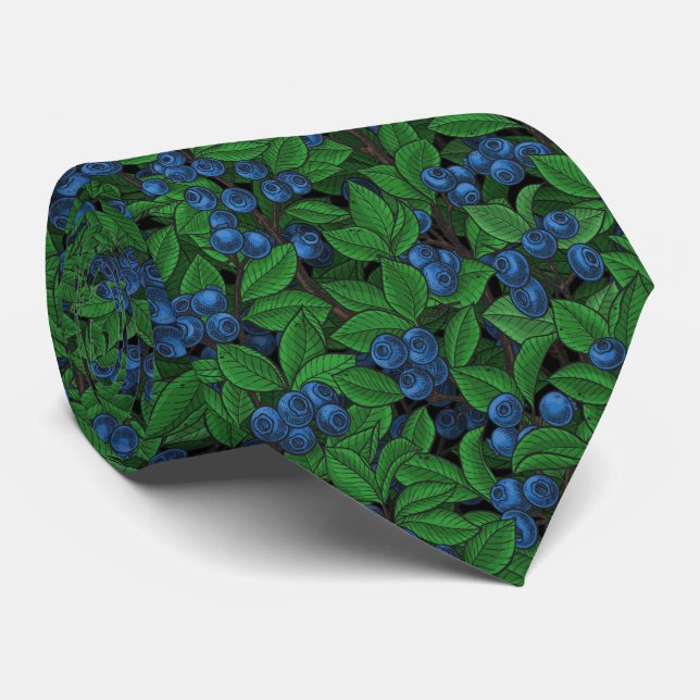 Blueberry Neck Tie (Rolled)