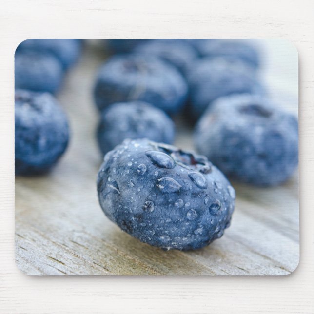 Blueberry Nutrition Mouse Pad (Front)