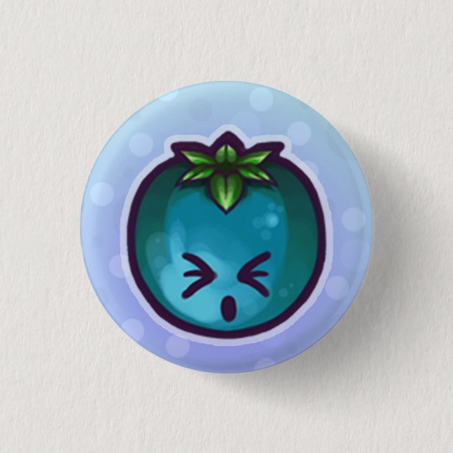 Blueberry>o< Pinback Button (Front)