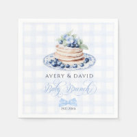 Blueberry Pancake Baby Brunch Baby Shower Boy