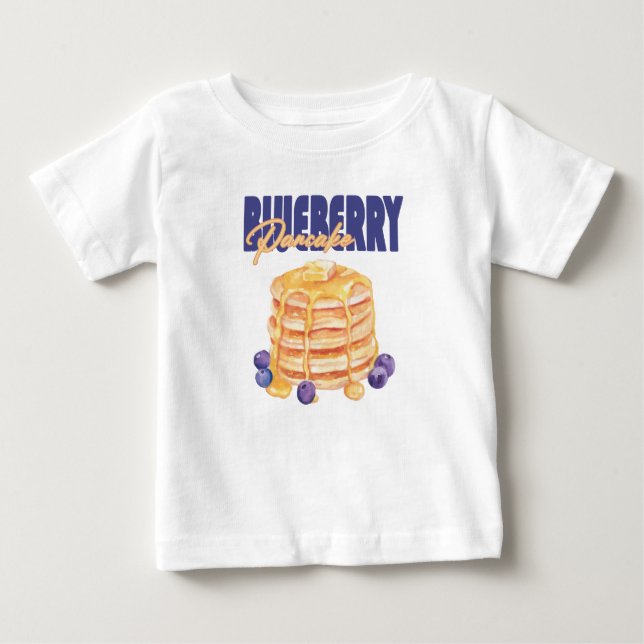 Blueberry Pancake Brunch Baby T-Shirt (Front)
