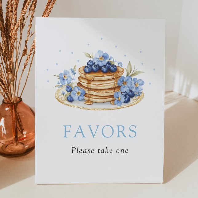 Blueberry Pancake Brunch Favors Sign (Creator Uploaded)