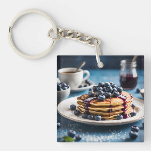 Blueberry Pancakes Keychain