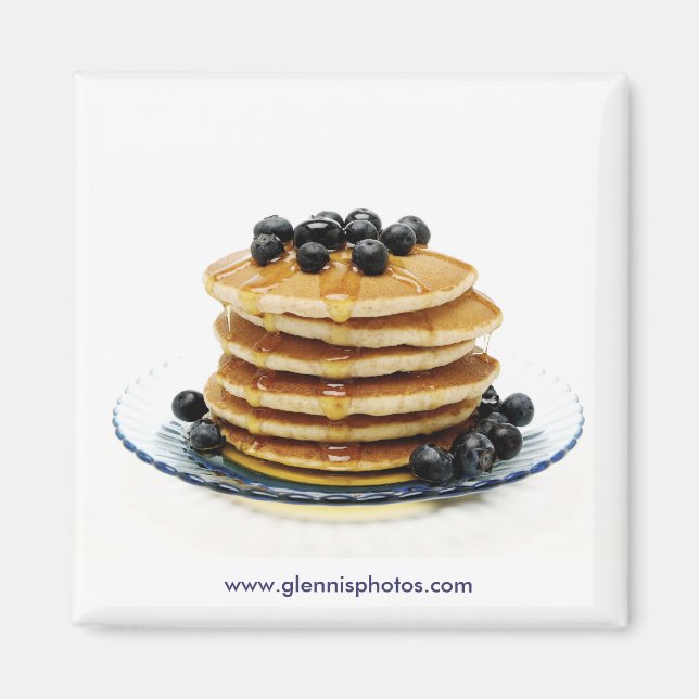 Blueberry Pancakes Magnet (Front)