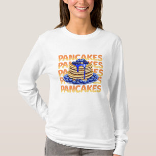 Blueberry Pancakes, Yummy Foodie T-Shirt