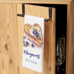 Blueberry Pastry Baking Kitchen Towel