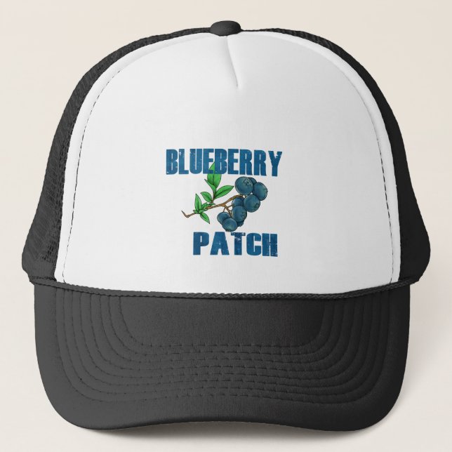 BLUEBERRY PATCH TRUCKER HAT (Front)