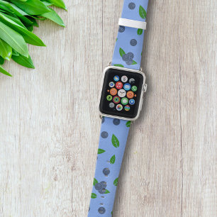 Blueberry pattern Apple Watch Band