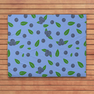 Blueberry pattern Blanket