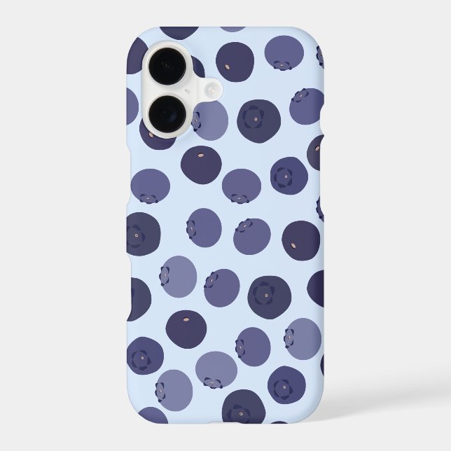 Blueberry Pattern Case-Mate iPhone Case (Back)