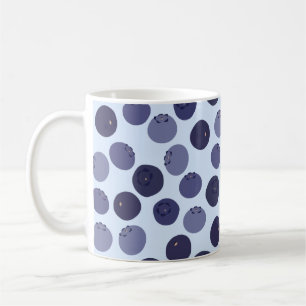 Blueberry Pattern Coffee Mug